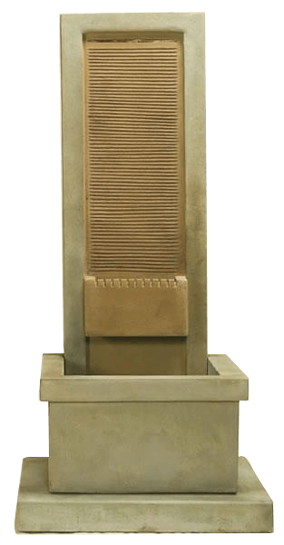Wall Of Water Outdoor Cast Stone Garden Fountain With Texture Fountain Tuscan